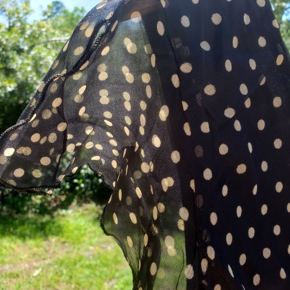 Vintage Jonathan Martin Silk Drop Waist Dress 12 - Picture 4 of 10